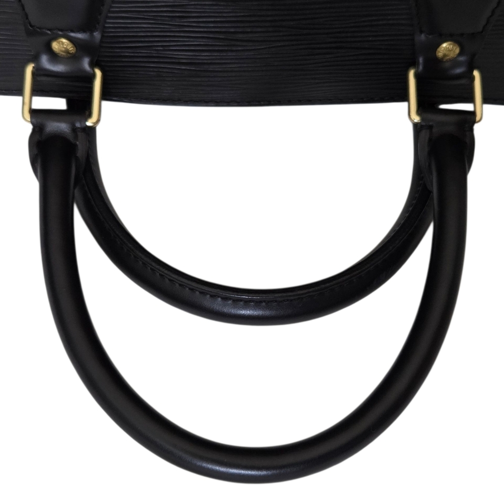 Authentic Louis Vuitton Black Epi Leather Sac Plat - Picture 3 of 7